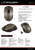 Datasheet PC mouse m718GW