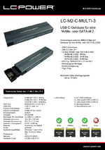 Datenblatt m.2-SSD-Gehäuse LC-M2-C-MULTI-3