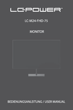 Anleitung Monitor LC-M24-FHD-75