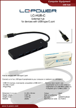 Datasheet USB hub LC-HUB-C