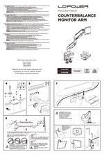 User manual - Monitor arm LC-EQ-A49W & LC-EQ-A49B