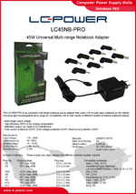 Datasheet notebook power supply unit LC45NB-PRO