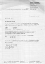 Konformitätserklärung Gehäuse PRO-925B