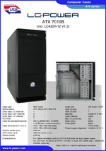 Datasheet ATX case 7010B with PSU LC420H-12