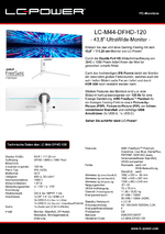 Datenblatt PC-Monitor LC-M44-DFHD-120