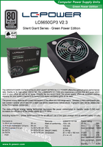 Datasheet ATX power supply unit LC6650GP3 V2.3
