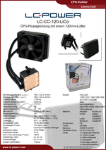 Datenblatt CPU-Kühler LC-CC-120-LiCo