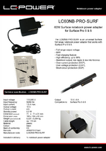 Datasheet notebook power supply unit LC60NB-PRO-SURF