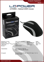 Datasheet PC mouse m709BS