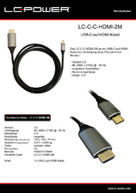 Datenblatt Kabel LC-C-C-HDMI-2M