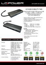 Datasheet USB hub LC-HUB-C-MULTI-7-M2