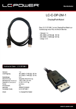 Datenblatt Kabel LC-C-DP-2M-1