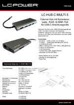 Datenblatt USB-Hub LC-HUB-C-MULTI-5