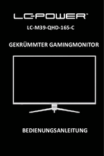 Anleitung Monitor LC-M39-QHD-165-C
