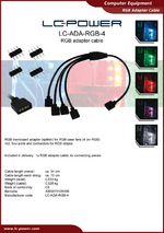 Datasheet RGB adapter cable LC-ADA-RGB-4