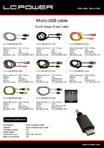 Datasheet Micro USB cable LC-C-USB-MICRO-1M