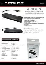 Datenblatt USB-Hub LC-HUB-U3-4