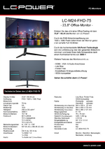 Datenblatt PC-Monitor LC-M24-FHD-75