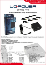 Datasheet notebook power supply unit LC90NB-PRO