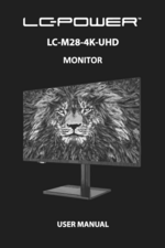 Anleitung Monitor LC-M28-4K-UHD