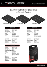 Datenblatt für SSD Phoenix Serie