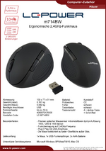 Datenblatt PC-Funkmaus m714BW