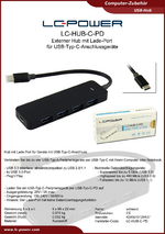 Datenblatt USB-Hub LC-HUB-C-PD