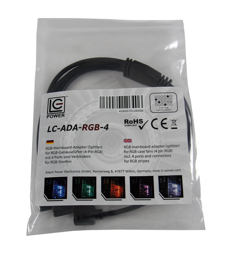 Adapter LC-ADA-RGB-4 Verkaufsverpackung