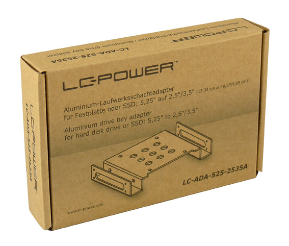 Festplattenadapter LC-ADA-525-2535A Verkaufsverpackung