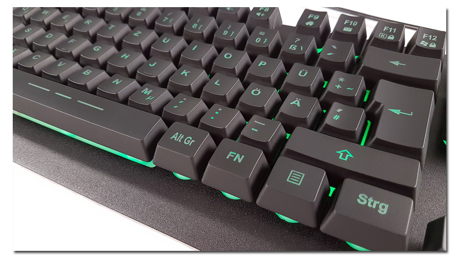 Keyboard LC-KEY-4B-LED close-up