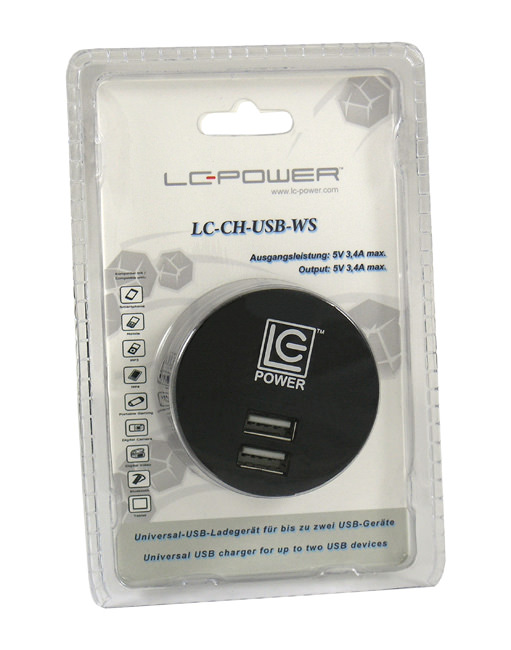 USB-Ladegerät LC-CH-USB-WS - Verkaufsverpackung