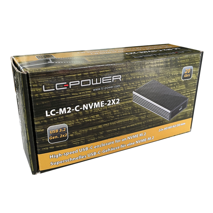 LC-Power Boîtier externe LC-M2-C-MULTI-RGB M2